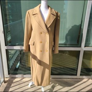 Pendleton Vintage Camel Wool Long Overcoat 16